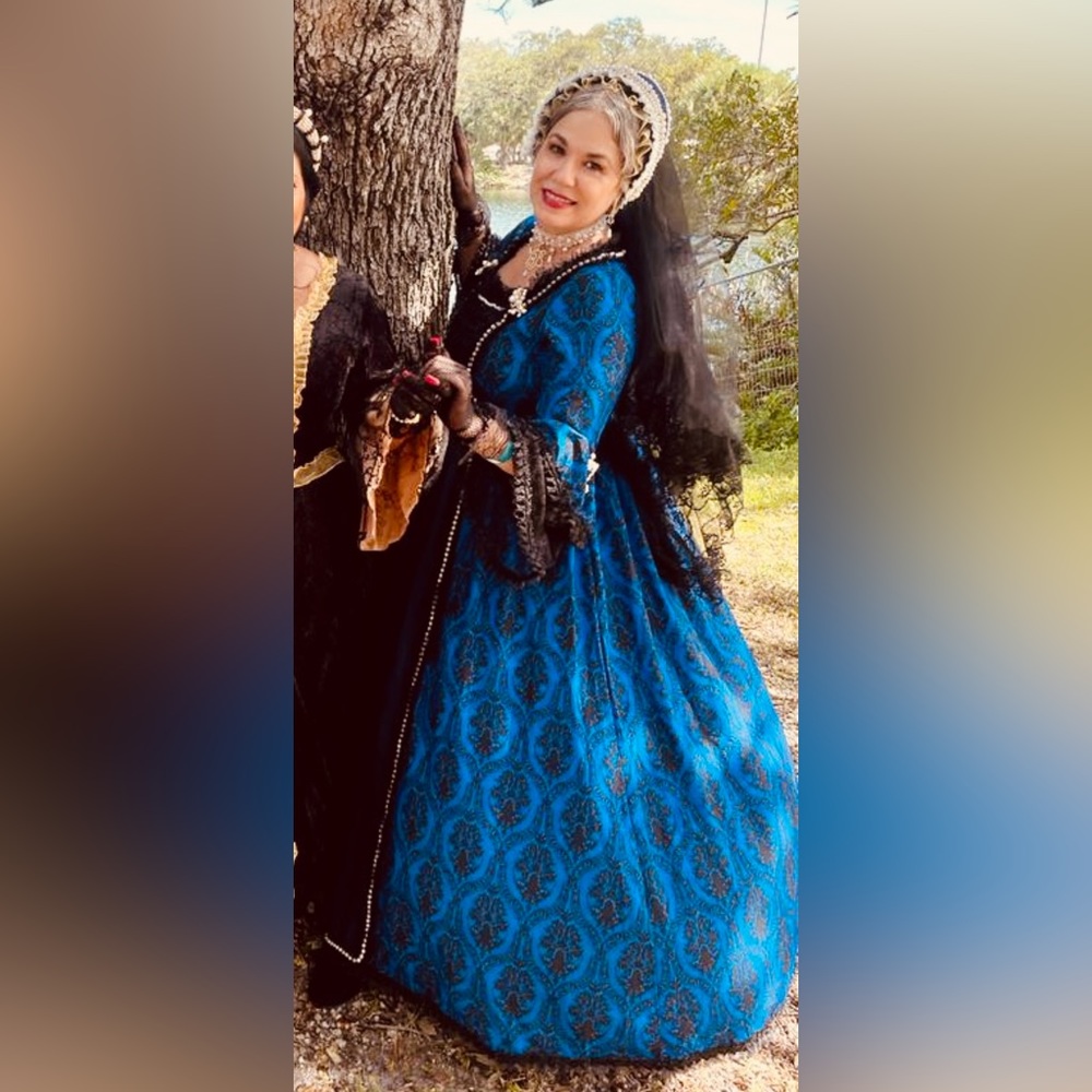 Renaissance Dress, Medival Outfit, Victorian Anne Boleyn View 6